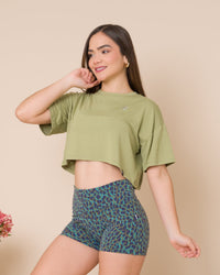 Crop Over Manga Corta