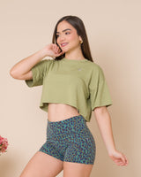 Crop Over Manga Corta