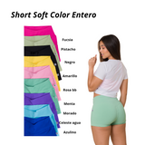 Short Soft Color Entero