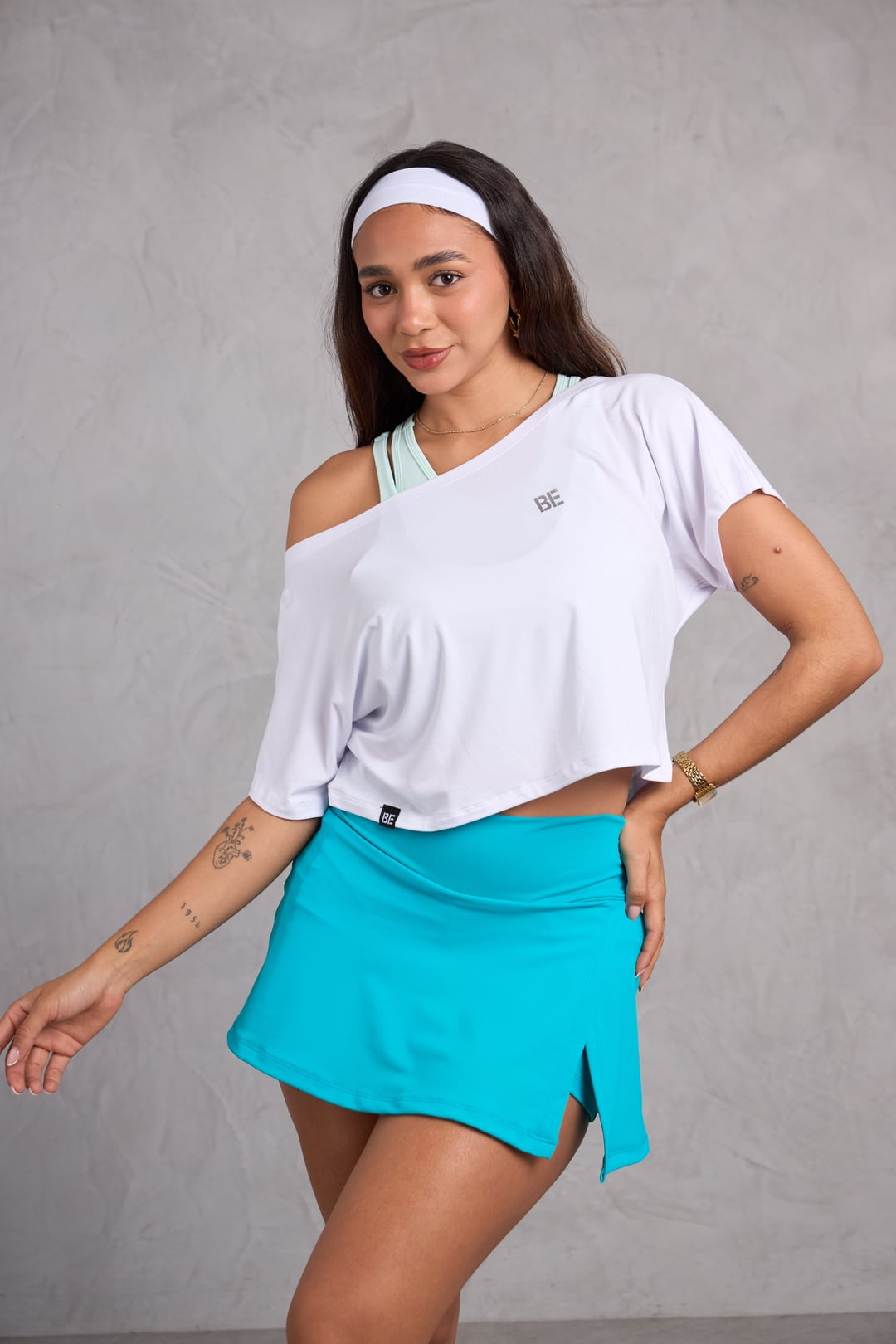 Polo Crop Ojal