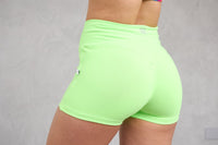 Short Corto Pretina Cruzada Color Entero