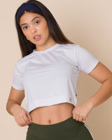 Cropped Manga Corta