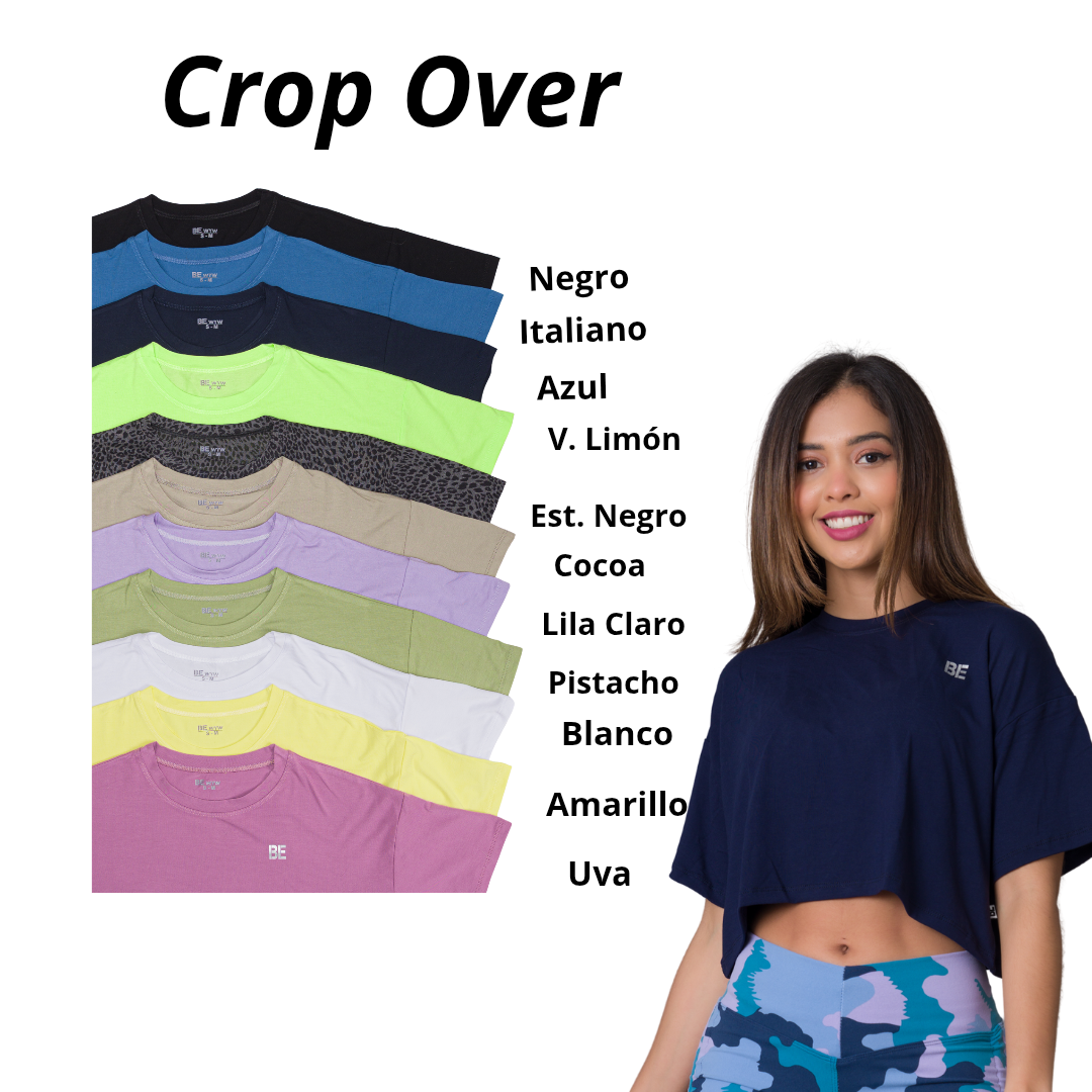 Crop Over Manga Corta