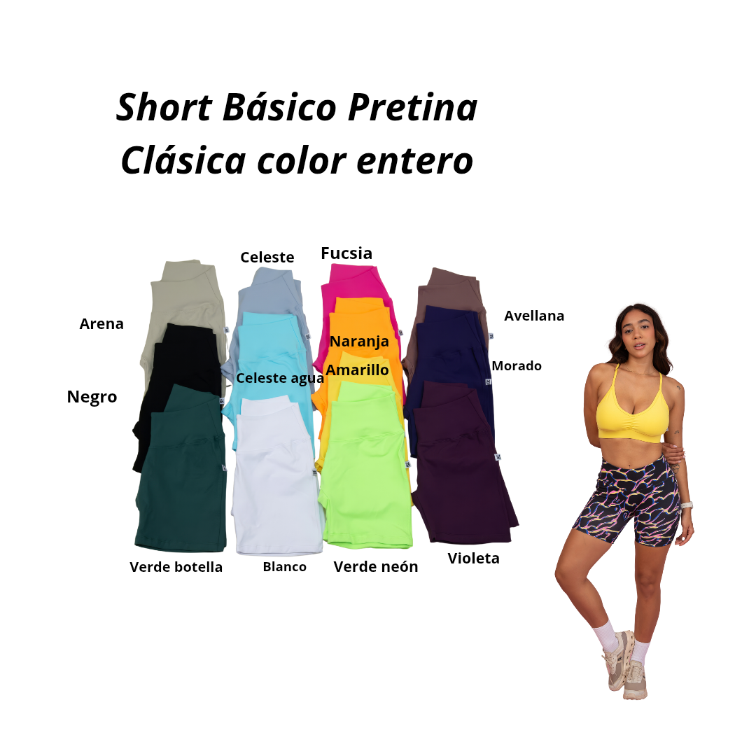Short Básico color Entero