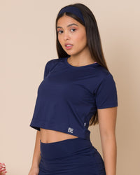 Cropped Manga Corta