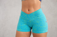 Short Corto con Pretina Cruzada Estampado